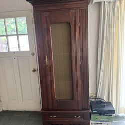 Mahogany Wooden Cabinet - PICKUP ONLY/ CASH ONLY