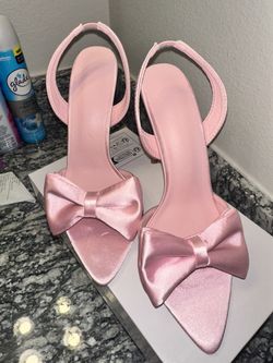 Pink Bow Heel