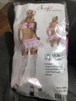 3 piece little Bo Peep Costume