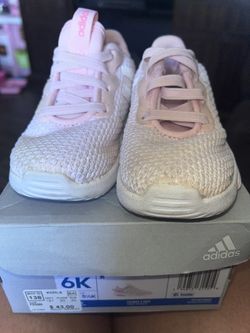 Girl Addidas & sparkling silver dress shoes