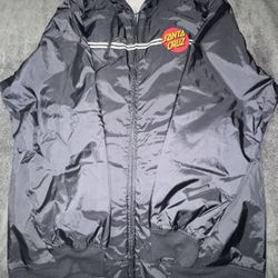 New Dot Mens Santa Cruz Hooded Windbreaker