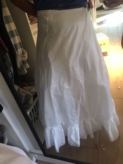 Crinoline drawstring waist