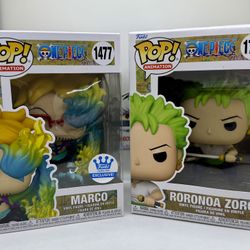 One Piece - Marco & Zoro Funko POP! 2 POP Bundle