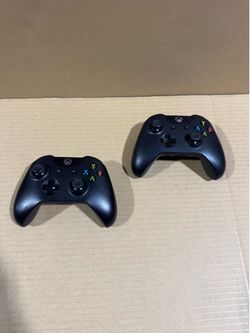 Microsoft Xbox Wireless Controllers Black Genuine OEM Bluetooth Tested