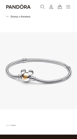 PANDORA Disney Bracelet 100th Anniversary Mickey Mouse/ Used