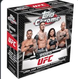 2026 Topps chrome UFC MEGA box