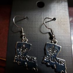 New Saints earrings