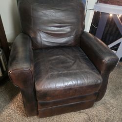 Recliner  - Leather Chair - FREE