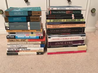 High School English reading books