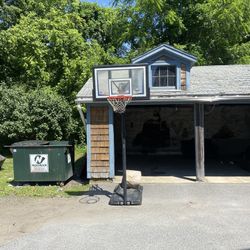 Basketball Hoop Been At My College Apartment For A Bit Perfect To Use Missing The Middle Peice But You Don’t Really Need It And Can Just Put A Nail 