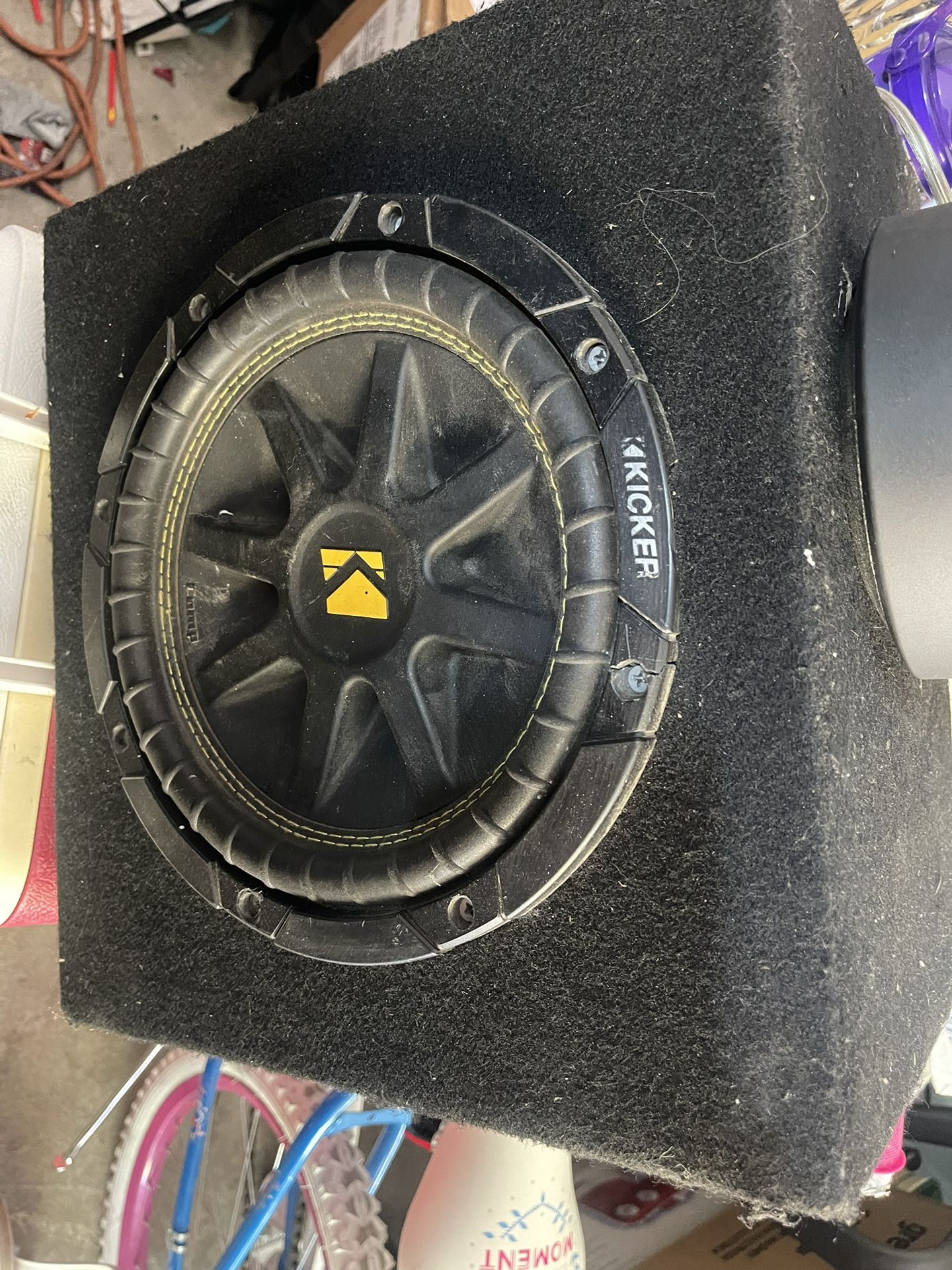Kicker Comp 10” Subwoofer With Box