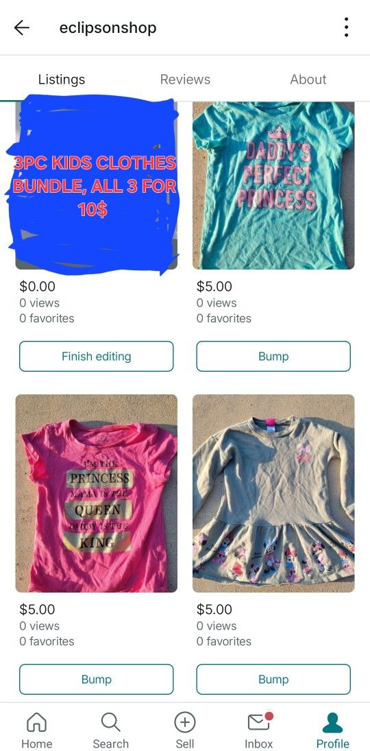 3pc Kids Clothing Bundle
