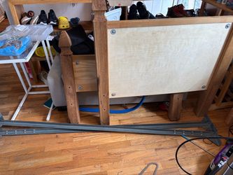 Twin wood bed frame