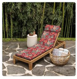 Chaise lounge cushion