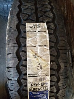 1 NEW TIRE BF GOODRICH RUGGED TRAIL T/A P275/65/18 NEW TIRE