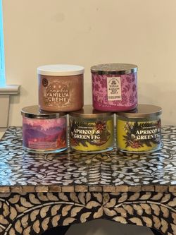 3-wick Bath & Body Works candles