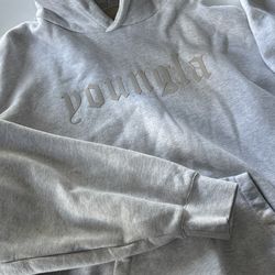 Young La Grey Medium Hoodie