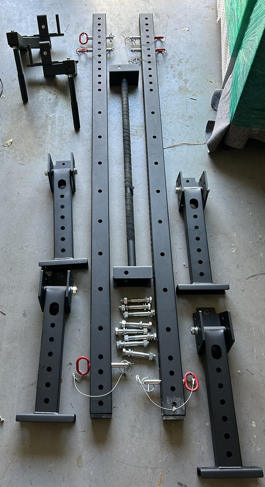 Titan X3 foldable Squat Rack W/ bench and dip Arms