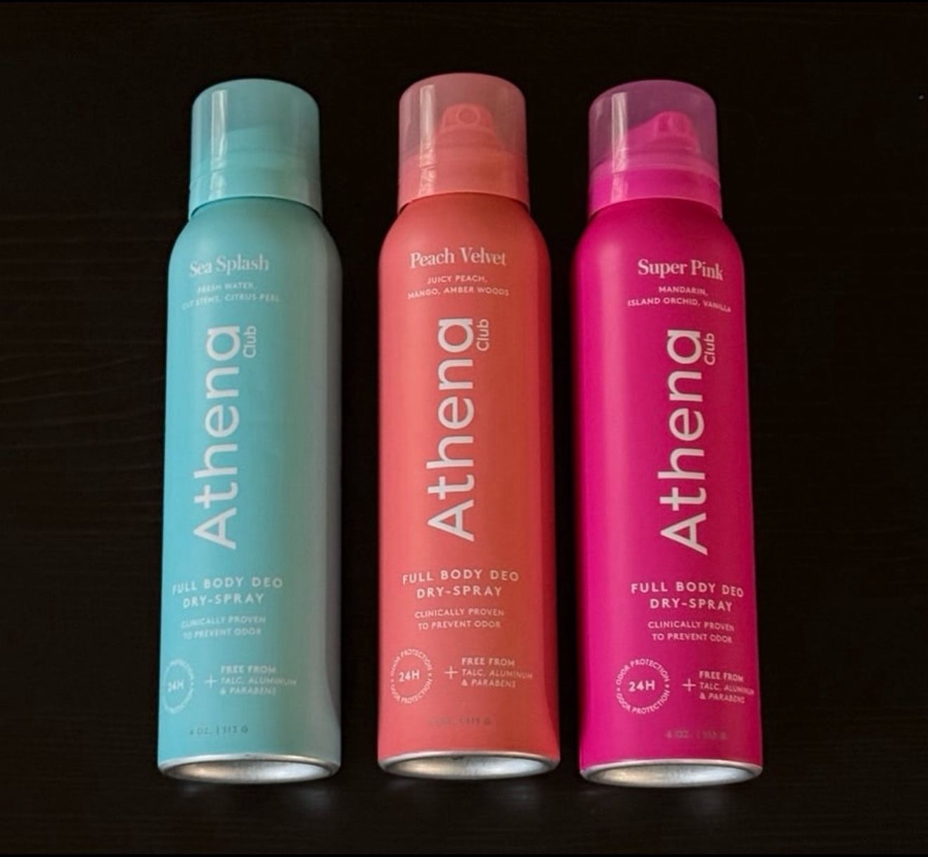 Athena Full Body Deo Dry-Spray 3pc. Bundle