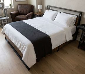 Queen bed with mattress