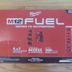 Milwaukee M12 Fuel Installation Drill Driver Kit 