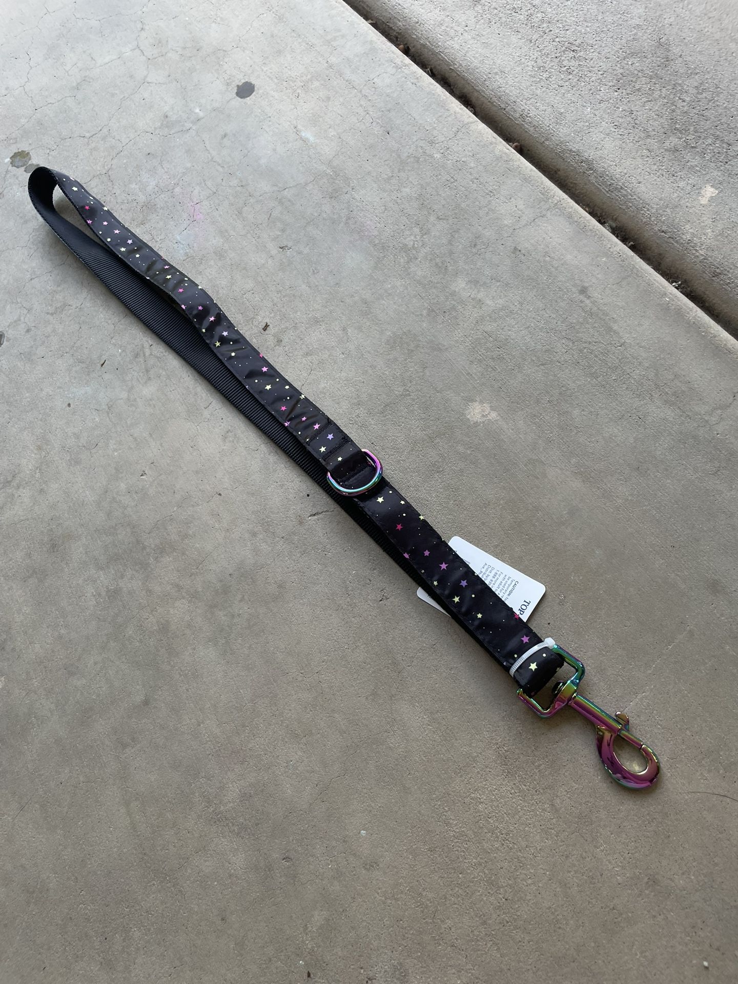 4ft Rainbow Stars Dog Leash