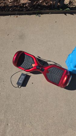 Red Chrome Hoverboard with Charger