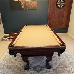 Pool Table And Dart Board