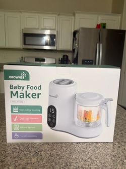 grownsi baby food maker (baby blue)