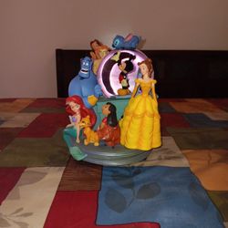 Disney Through The Years Musical Snow Globe Bookend Vol 2 *Damaged*