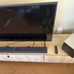 Vizio 38” Soundbar With Sub
