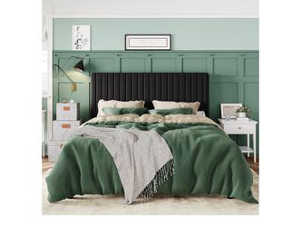 BLACK QUEEN SIZE BED FRAME