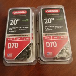 2 NEW Oregon Chain saw chains