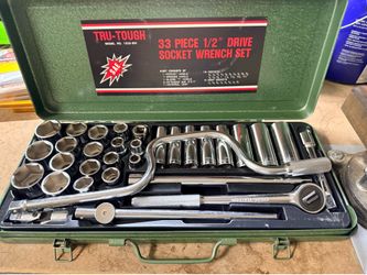 New 1/2 inch socket set and many more tools