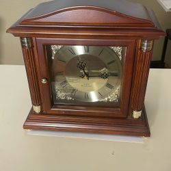 Bulova B1843 Quartz Westminster Walnut Finish Clock