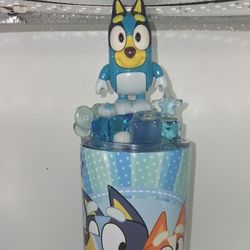 New 20oz Bluey With Decorative Lid 