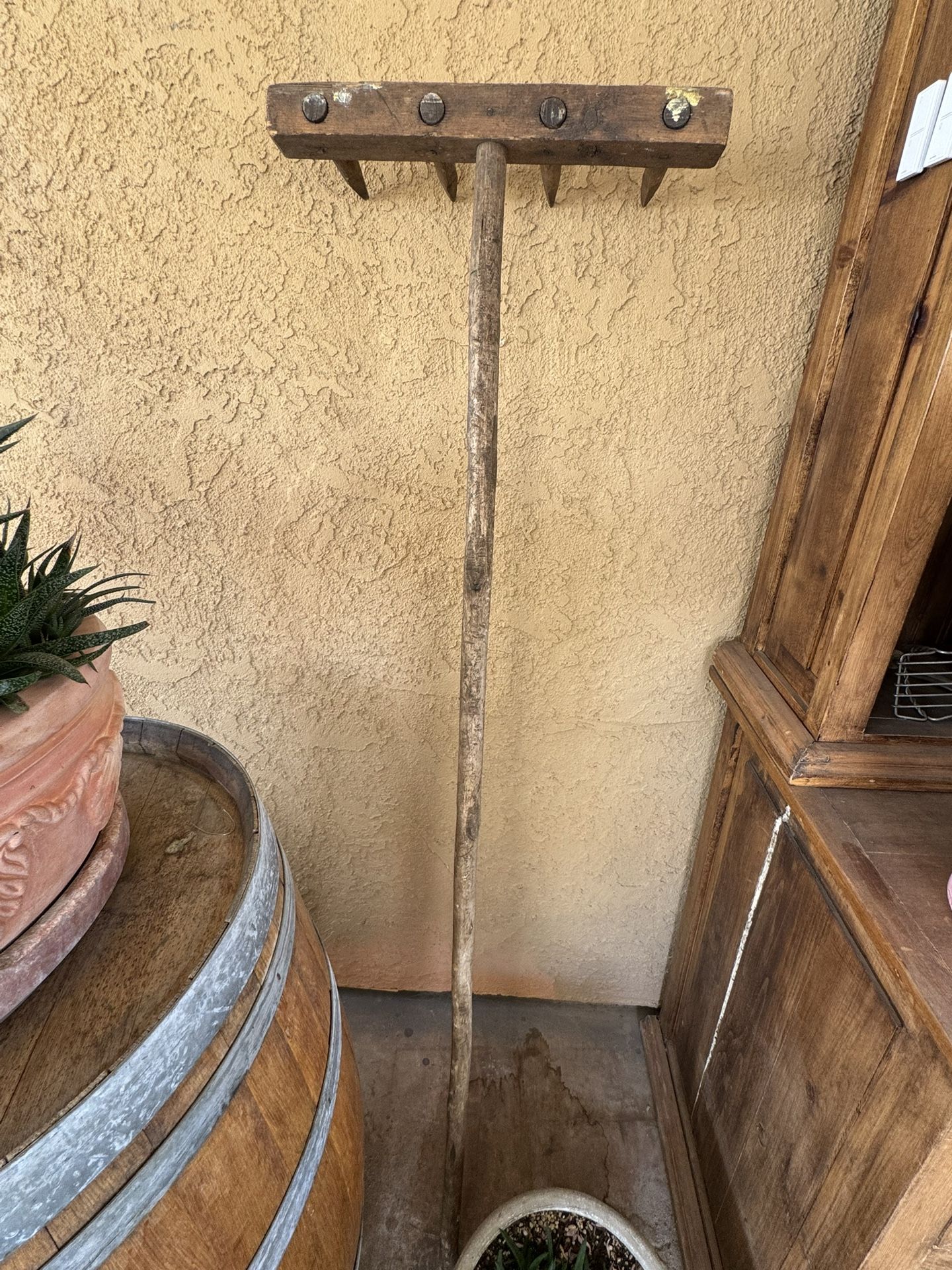 Old Wooden Hay Stack