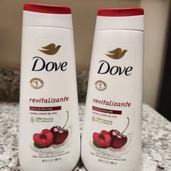 Dove Body Wash Bundle, Cherry & Chai Milk