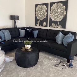 Large Sectional Sofa 107”x 84” Brand New