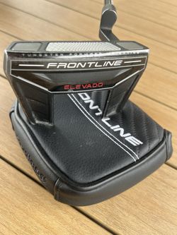 Cleveland Front Line ELEVADO Mallet Putter/Nice Oversize Grip/With Cover $79 OBO 😳Ck My Other Golf Listings