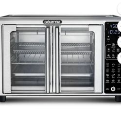 Gourmia XL Digital Air Fryer Toaster Oven with French Doors.  