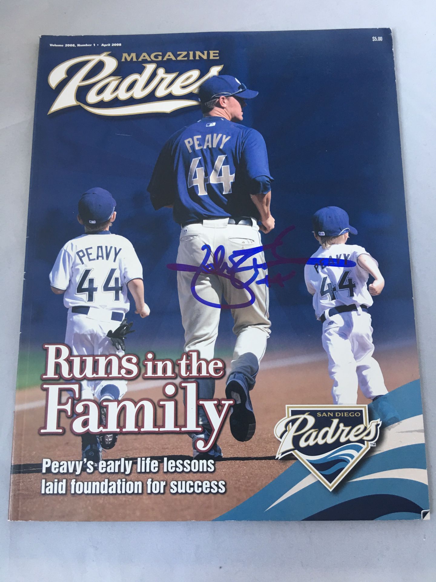 Padres baseball autograph program MLB all star Jake Peavy for Sale in Chula  Vista, CA - OfferUp
