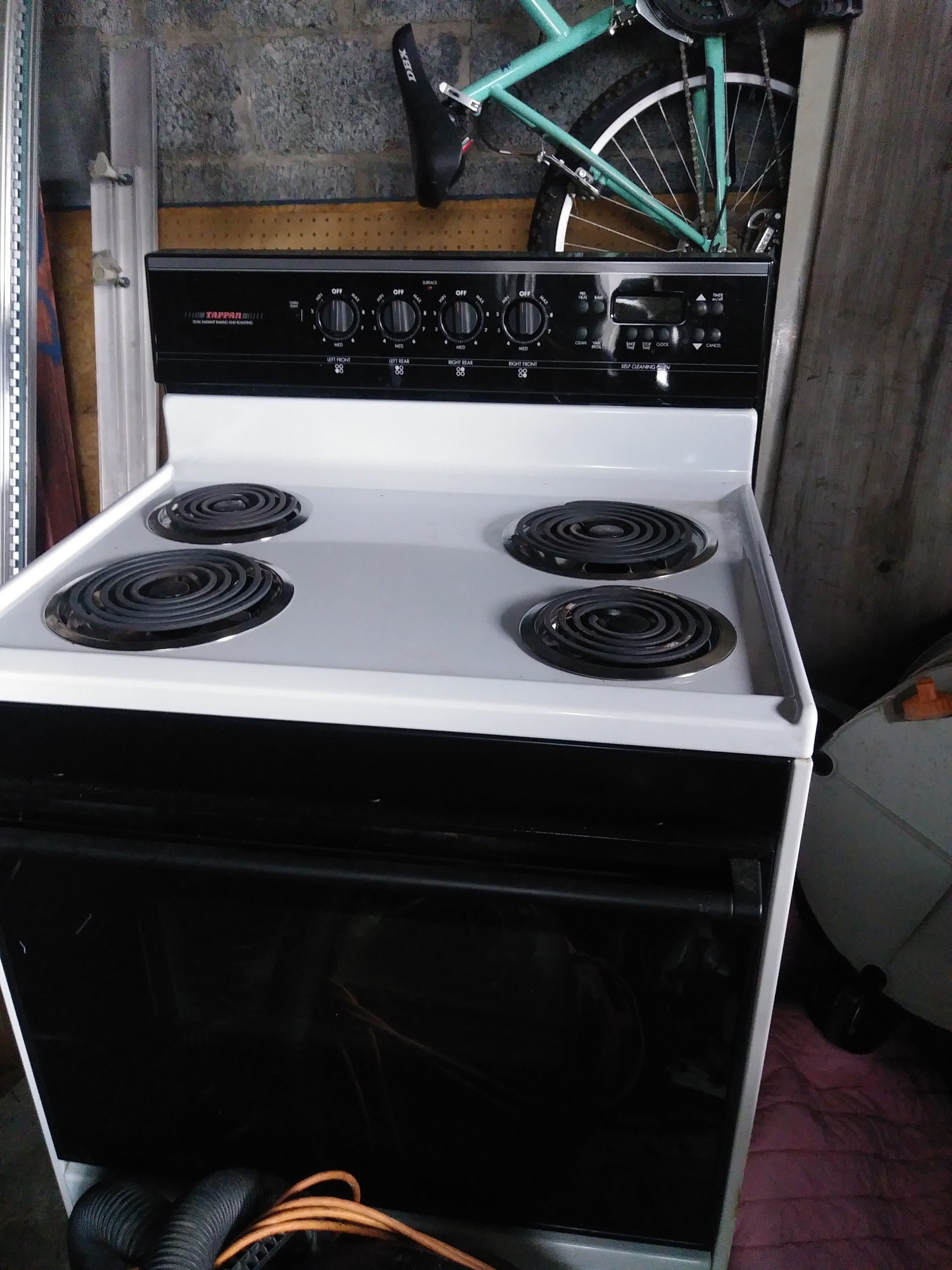Tappan on sale electric stove