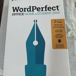 Word Perfect Office Home & Student 2020 Brand New 