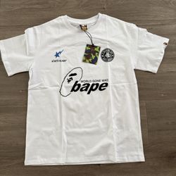 Bape shirts Both size L 