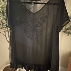 Torrid Blouse/Top Black