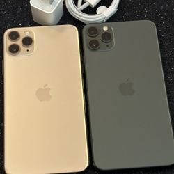 IPhone 11 Pro Max (64gb) Gold And Midnight Green UNLOCKED