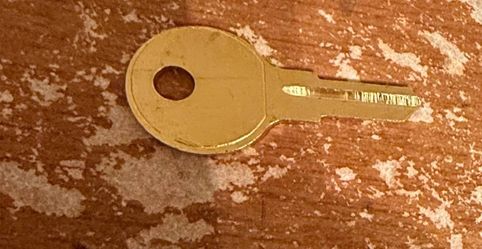 Uncut Brass Mailbox Key Blank, New, Unused (Sold Individually)