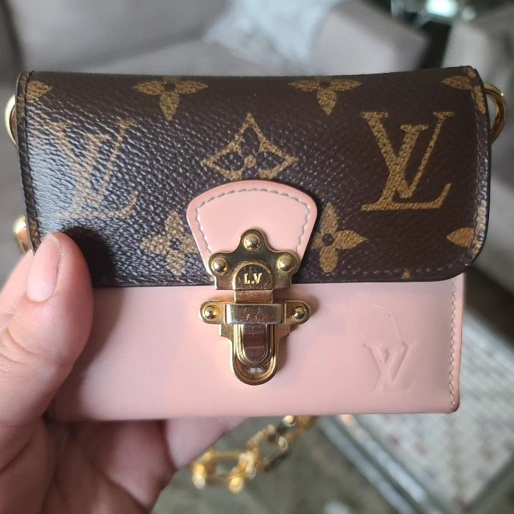 Louis Vuitton Monogram Compact Cherrywood Wallet with Rose Ballerine - A  World Of Goods For You, LLC