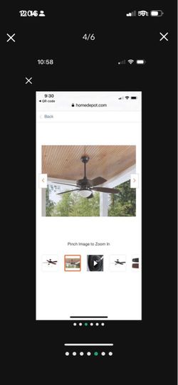 52” GAZEBO INDOOR OUTDOOR BLACK CEILING FAN NEW